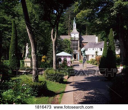 Stock Image - Portmeirion, Wales. Fotosearch