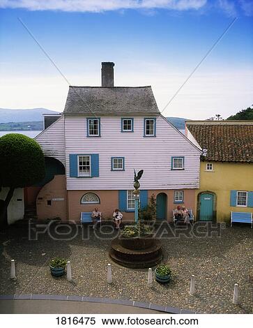 Portmeirion, Wales View Large Photo Image Stock Photography - Portmeirion, Wales. Fotosearch
