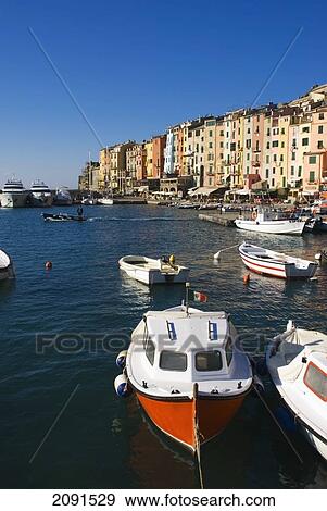 Stock Photo - Portovenere, Europe, Italy, Liguria, Levante.. Fotosearch
