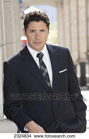 Picture - Portrait Of A Businessman, Toronto, Ontario, Canada. Fotosearch