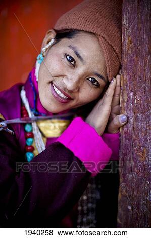 portrait-of-a-ladakhi-woman-ladakh-stock