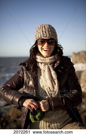 Portrait Of A Woman Smiling, Rimouski, Quebec View Large Photo Image Stock Image - Portrait Of A Woman Smiling, Rimouski, Quebec. Fotosearch
