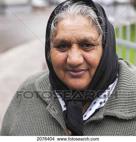 Picture - Portrait Of A Woman; St. Petersburg Russia. Fotosearch