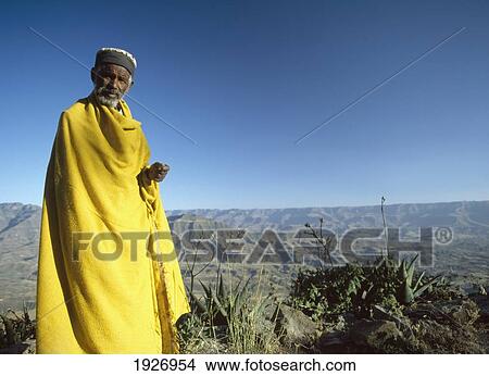 Picture - Portrait Of Senior Tribesman. Fotosearch