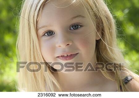 Portrait Of Young Blonde Girl; Ontario Canada View Large Photo Image Stock Image - Portrait Of Young Blonde Girl; Ontario Canada. Fotosearch