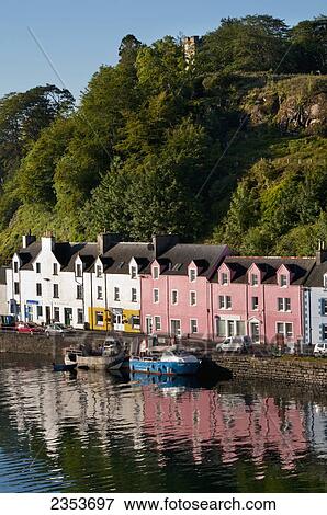 Portree harbour; Isle of Skye, Scotland View Large Photo Image Stock Photo - Portree harbour; Isle of Skye, Scotland. Fotosearch