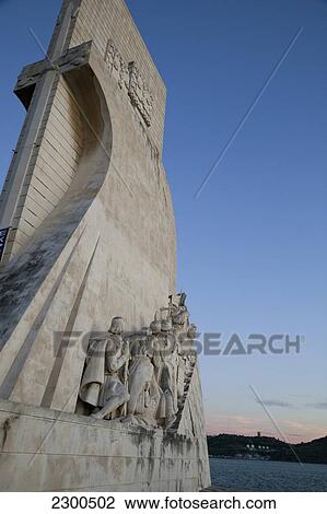 Portugal, Belem; Lisbon, Monument to the Discoveries (Padrao dos Descobrimentos) View Large Photo Image Stock Image - Portugal, Belem; Lisbon, Monument to the Discoveries (Padrao dos Descobrimentos). Fotosearch