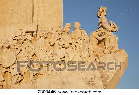 Portugal, Belem; Lisbon, Monument to Discoveries View Large Photo Image Stock Photograph - Portugal, Belem; Lisbon, Monument to Discoveries. Fotosearch