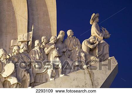 Portugal, Lisbon, Monument to Discoveries (Padrao dos Descobrimentos); Belem View Large Photo Image Stock Photo - Portugal, Lisbon, Monument to Discoveries (Padrao dos Descobrimentos); Belem. Fotosearch