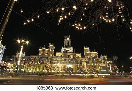 Post And Telecommunications Museum With Light Trails View Large Photo Image Stock Image - Post And Telecommunications Museum With Light Trails. Fotosearch