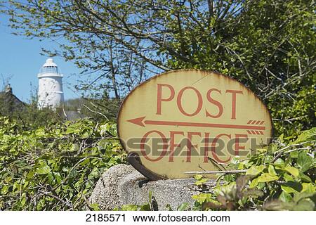 Post Office Sign Beside St Agnes Lighthouse, Isles Of Scilly, Cornwall, Uk, Europe View Large Photo Image Stock Image - Post Office Sign Beside St Agnes Lighthouse, Isles Of Scilly, Cornwall, Uk, Europe. Fotosearch