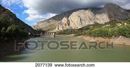 Power Generating Station Near Pantano Del Chorro; Andalusia Spain View Large Photo Image Stock Photo - Power Generating Station Near Pantano Del Chorro; Andalusia Spain. Fotosearch