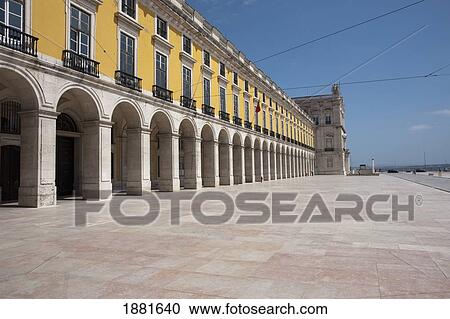 Praca Do Comercio (Commerce Square); Lisbon, Portugal View Large Photo Image Stock Image - Praca Do Comercio (Commerce Square); Lisbon, Portugal. Fotosearch