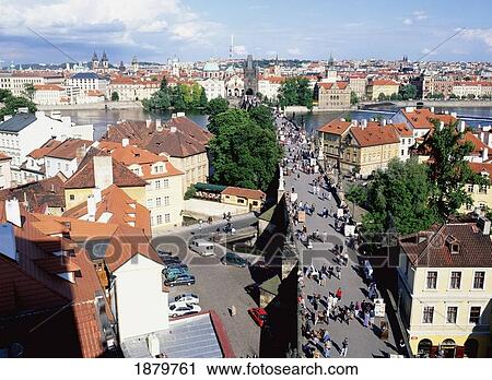 Stock Image - Prague Cityscape. Fotosearch