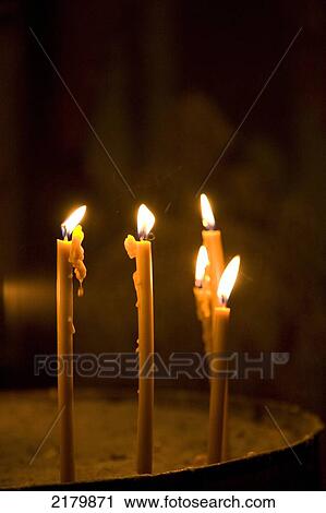 Prayer Candles In Serbian Church Kotor Monte. Tif View Large Photo Image Stock Image - Prayer Candles In Serbian Church Kotor Monte. Tif. Fotosearch