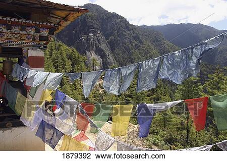 Prayer Flags View Large Photo Image Stock Image - Prayer Flags. Fotosearch