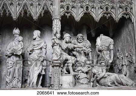 Presentation Of Jesus At The Temple & Massacre Of The Innocents Sculpted On The Choir Screen In The Ambulatory Of Chartres Cathedral, Chartres, France View Large Photo Image Stock Image - Presentation Of Jesus At The Temple & Massacre Of The Innocents Sculpted On The Choir Screen In The Ambulatory Of Chartres Cathedral, Chartres, France. Fotosearch
