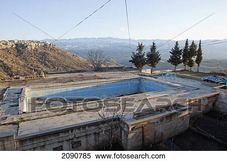 Stock Photography - Previously Deserted But Now Squatted Building Outside Amadiya In Raqi Kurdistan, Iraq. Fotosearch