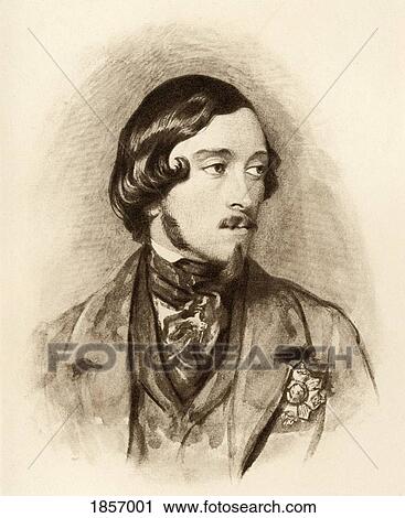 Stock Image - Prince Ernest Afterwards Duke Of Saxe-Coburg-Gotha, 1818-1893 Brother Of Prince Albert. From A Portrait By R. Thorburn. From The Book ÃƒÂ¢Ã¢â€šÂ¬Ã…â€œThe Girlhood Of Queen Victoria 1832-1840 Vol IiÃƒÂ¢Ã¢â€šÂ¬Ã‚Â Published 1912.. Fotosearch