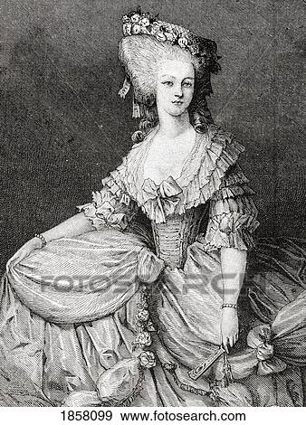 Stock Photo - Princesse De Lamballe, Marie ThÃƒÆ’Ã‚Â©rÃƒÆ’Ã‚Â¨se Louise De Savoie-Carignan, 1749 ÃƒÂ¢Ã¢â€šÂ¬Ã¢â‚¬Å“ 1792. Intimate Companion Of Marie-Antoinette. Engraved By Pannemaker-Ligny After Viollat. From Histoire De La Revolution Francaise By Louis Blanc.. Fotosearch