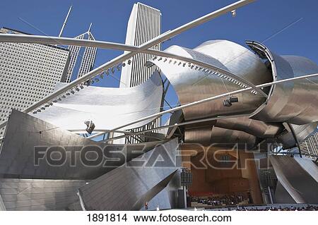 Pritzker Pavilion View Large Photo Image Picture - Pritzker Pavilion. Fotosearch