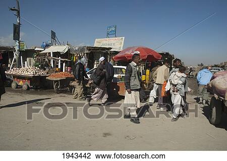 Produce-Laden Carts On A Kabul Street,, Afghanistan View Large Photo Image Stock Image - Produce-Laden Carts On A Kabul Street,, Afghanistan. Fotosearch