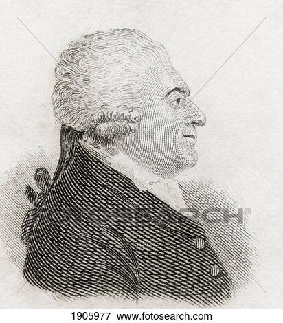 Stock Photo - Professor James Beattie, 1735 To 1803. Scottish Scholar And Writer. From Crabb's Historical Dictionary Published 1825.. Fotosearch