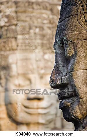 Profile Of Avalokiteshvara Statue From Bayon Temple, Angkor, Siem Reap, Cambodia View Large Photo Image Stock Image - Profile Of Avalokiteshvara Statue From Bayon Temple, Angkor, Siem Reap, Cambodia. Fotosearch