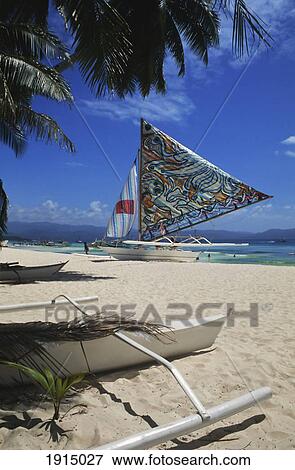 Property Release Not Required; Boracay Beach, Philippines, Asia View Large Photo Image Stock Photo - Property Release Not Required; Boracay Beach, Philippines, Asia. Fotosearch