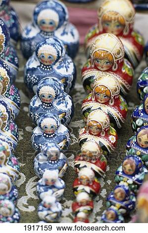 Stock Photo - Property Release Not Requried; Matryoshka Dolls, Saint Petersburg, Russia. Fotosearch