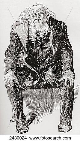 Provis. Illustration by Harry Furniss for the Charles Dickens novel Great Expectations, from The Testimonial Edition published 1910. View Large Photo Image Picture - Provis. Illustration by Harry Furniss for the Charles Dickens novel Great Expectations, from The Testimonial Edition published 1910.. Fotosearch