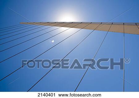 Stock Image - Puente De La Mujer By Architect Santiago Calatrava, Puerto Madero, Buenos Aires, Argentina. Fotosearch