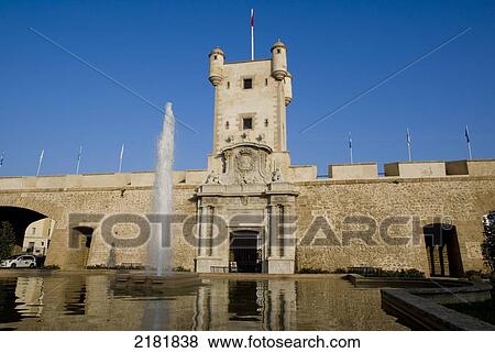 Puertas De Tierra, Cadiz, Andalucia, Spain View Large Photo Image Stock Photo - Puertas De Tierra, Cadiz, Andalucia, Spain. Fotosearch