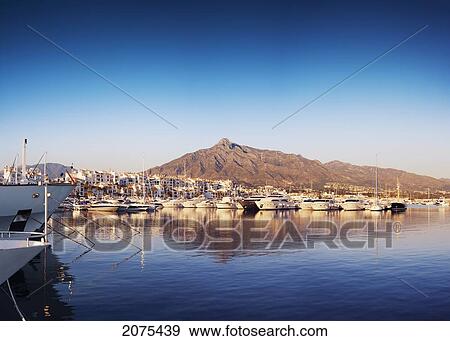 Puerto Banus; Marbella Malaga Andalusia Spain View Large Photo Image Stock Photo - Puerto Banus; Marbella Malaga Andalusia Spain. Fotosearch