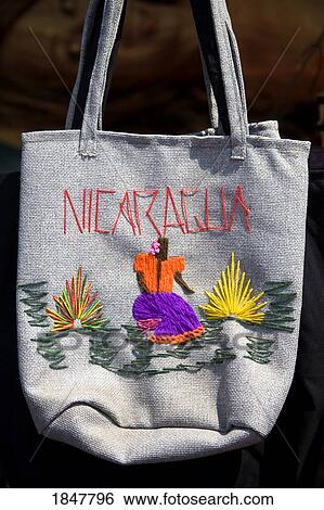 Puerto Corinto, Chinandega, Nicaragua, Central America; Close-Up Of Bag In Craft Market View Large Photo Image Stock Photograph - Puerto Corinto, Chinandega, Nicaragua, Central America; Close-Up Of Bag In Craft Market. Fotosearch
