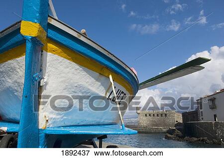 Stock Photo - Puerto Pesquero Fishing Harbour. Fotosearch