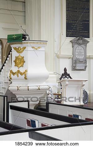 Pulpit In Christ Church, Old City, Philadelphia, Pennsylvania, Usa View Large Photo Image Stock Photo - Pulpit In Christ Church, Old City, Philadelphia, Pennsylvania, Usa. Fotosearch