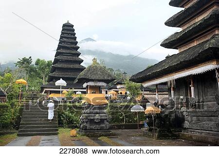 Stock Photo - Pura Besakih temple; Bali, Indonesia. Fotosearch