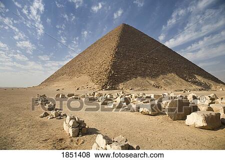 Stock Photo - Pyramid In The Desert; Egypt, Africa. Fotosearch
