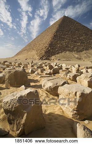 Pyramid In The Desert; Egypt, Africa View Large Photo Image Stock Photograph - Pyramid In The Desert; Egypt, Africa. Fotosearch