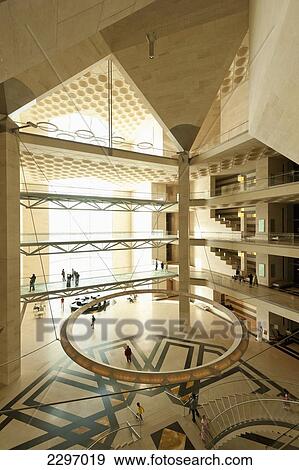 Qatar, Interior of Museum of Islamic Art; Doha View Large Photo Image Stock Photo - Qatar, Interior of Museum of Islamic Art; Doha. Fotosearch