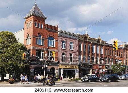 Quaint downtown street; Stratford, Ontario, Canada View Large Photo Image Stock Image - Quaint downtown street; Stratford, Ontario, Canada. Fotosearch