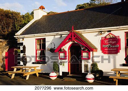 Quay Cottage Restaurant Westport County Mayo Ireland Stock