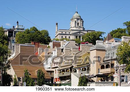 Quebec City Lower Town And Canada Post Building; Quebec City, Quebec, Canada View Large Photo Image Stock Image - Quebec City Lower Town And Canada Post Building; Quebec City, Quebec, Canada. Fotosearch
