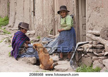 Quechua Family And Dog, Chavin De Huantar, Ancash, Peru View Large Photo Image Stock Photo - Quechua Family And Dog, Chavin De Huantar, Ancash, Peru. Fotosearch