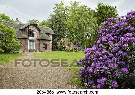 Queen Charlotte's Cottage, Royal Botanic Gardens, Kew, Surrey, England, United Kingdom View Large Photo Image Stock Photography - Queen Charlotte's Cottage, Royal Botanic Gardens, Kew, Surrey, England, United Kingdom. Fotosearch