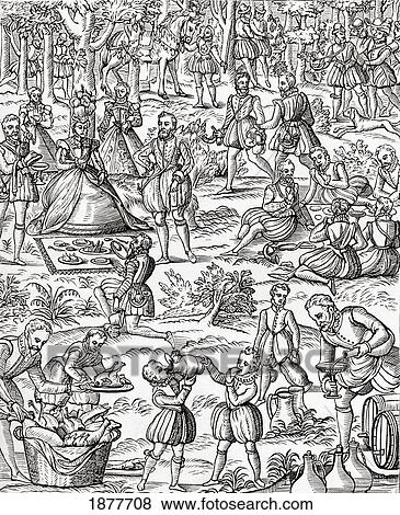Queen Elizabeth I At A Royal Picnic. From The Book Short History Of The English People By J. R. Green, Published London 1893. View Large Photo Image Stock Photo - Queen Elizabeth I At A Royal Picnic. From The Book Short History Of The English People By J. R. Green, Published London 1893.. Fotosearch