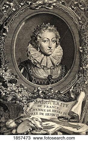 Queen Margot, Margeurite De Valois, 1553-1615. 1St Wife Of Henry Iv, Daughter Of Henry Ii Of France And Catherine De Medicis. From An Engraving By Merger After The Painting By Vincent. View Large Photo Image Stock Image - Queen Margot, Margeurite De Valois, 1553-1615. 1St Wife Of Henry Iv, Daughter Of Henry Ii Of France And Catherine De Medicis. From An Engraving By Merger After The Painting By Vincent.. Fotosearch