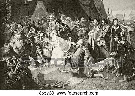 Queen Philippa Interceding With Her Husband Edward Iii To Spare The Lives Of The Burghers Of Calais. From The National And Domestic History Of England By William Aubrey Published London Circa 1890 View Large Photo Image Stock Image - Queen Philippa Interceding With Her Husband Edward Iii To Spare The Lives Of The Burghers Of Calais. From The National And Domestic History Of England By William Aubrey Published London Circa 1890. Fotosearch