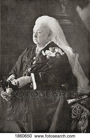 Stock Image - Queen Victoria, 1819-1901, In 1899. From The Book V. R. I. Her Life And Empire By The Marquis Of Lorne, K. T. Now His Grace The Duke Of Argyll.. Fotosearch